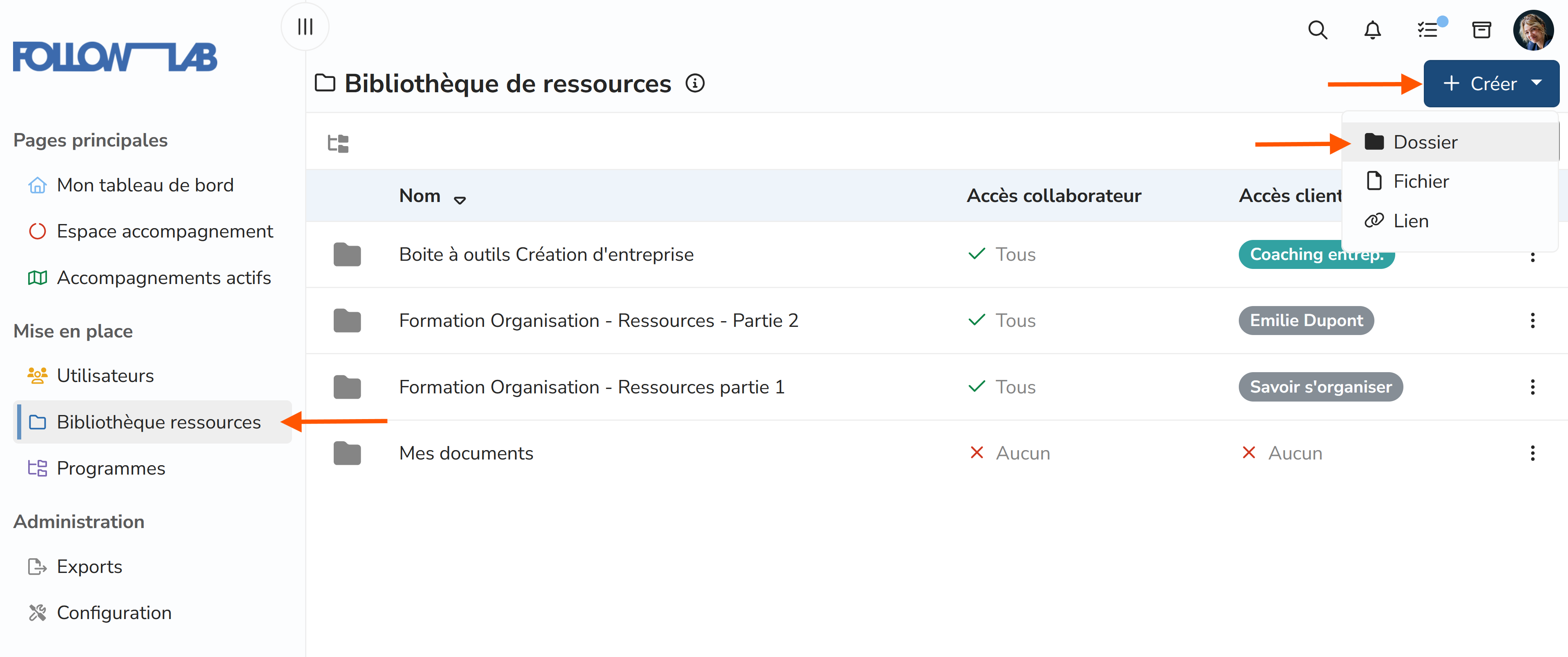 Resource library