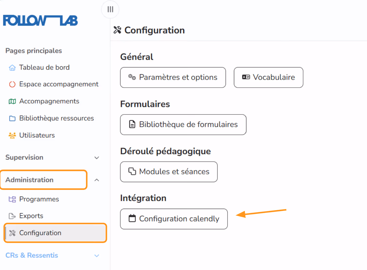 Calendly configuration