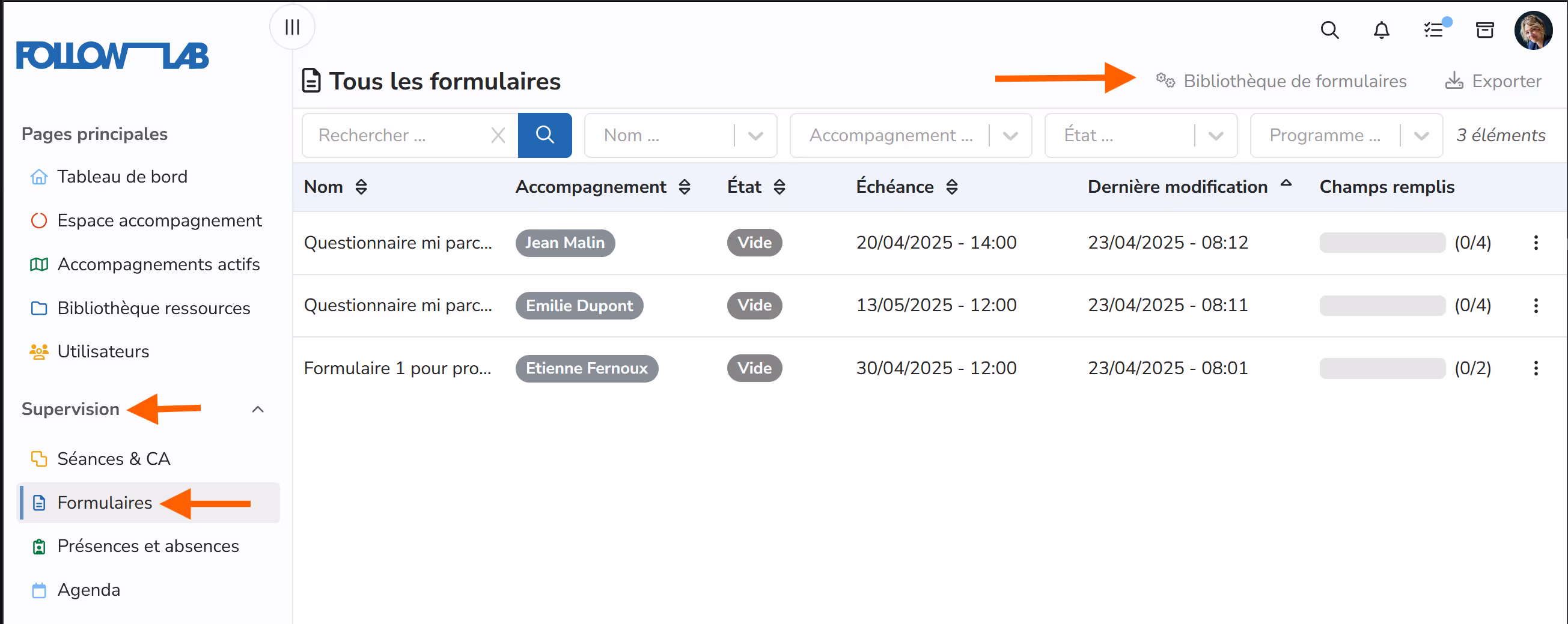 Form library